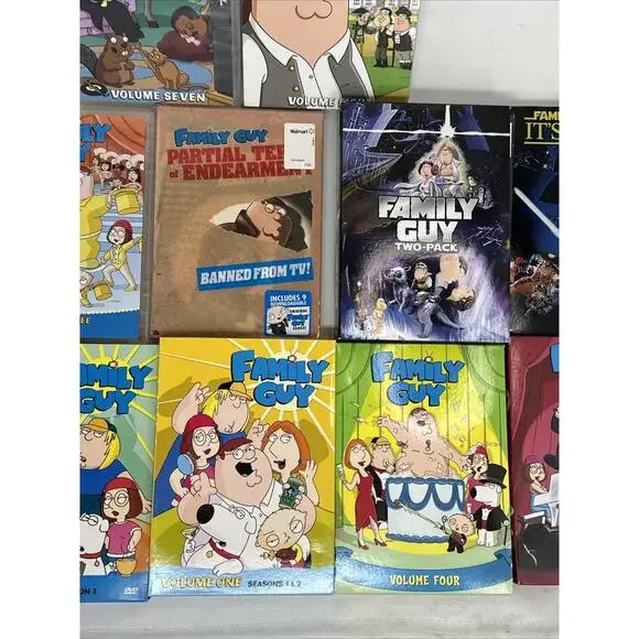 Family guy Volume 1-8 Untold Story It’s A Trap Blue Harvest dark Side Endearment